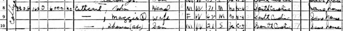 1940 census John sterling