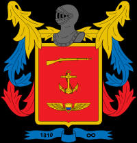 Tri-Service badge of the Colombian military